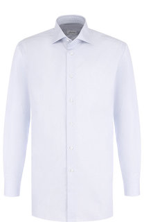 Хлопковая сорочка с воротником акула Brioni