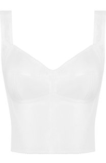 Однотонный топ-бюстье на молнии Dolce & Gabbana