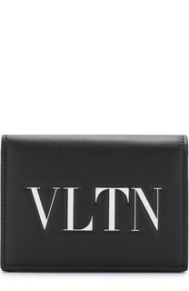 Кожаный кошелек с принтом Valentino Garavani Valentino