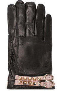 Кожаные перчатки Valentino Garavani Rockstud Valentino