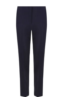 Однотонные брюки из смеси шерсти и шелка со стрелками Ralph Lauren