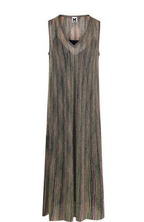 Платье-миди с V-образным вырезом и металлизированной нитью M Missoni