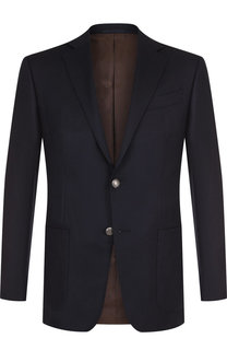 Пиджак из смеси шерсти и кашемира Ermenegildo Zegna