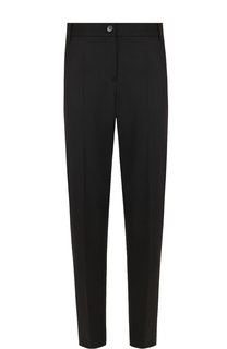 Однотонные укороченные брюки со стрелками Emporio Armani