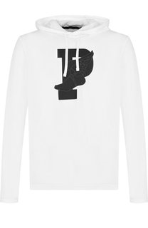 Однотонное худи с принтом Polo Ralph Lauren