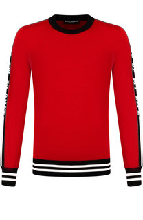 Однотонный шерстяной джемпер Dolce & Gabbana