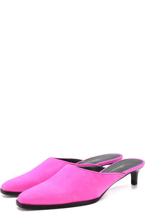 Замшевые мюли Agatha на каблуке kitten heel 3.1 Phillip Lim