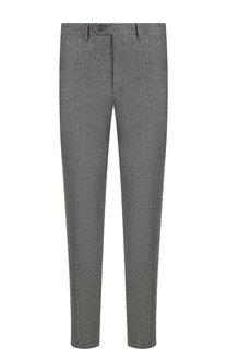 Шерстяные брюки прямого кроя Brioni