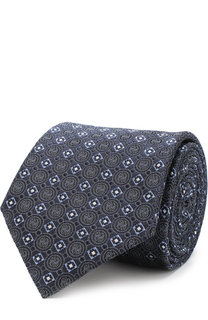 Шелковый галстук с узором Brioni