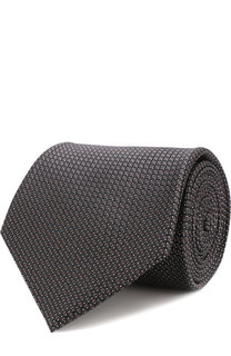 Шелковый галстук с узором Brioni