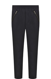 Брюки прямого кроя с поясом на резинке Just Cavalli