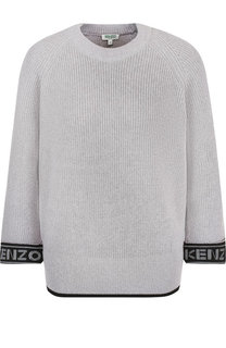 Вязаный пуловер из смеси хлопка и шерсти Kenzo