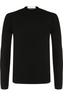 Джемпер из шерсти тонкой вязки Emporio Armani