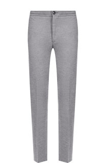 Брюки прямого кроя с поясом на резинке Ermenegildo Zegna