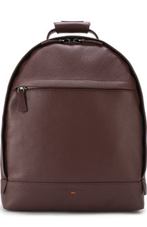 Кожаный рюкзак на молнии Santoni