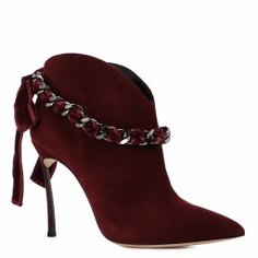 Ботильоны CASADEI 1Q693L100 бордовый