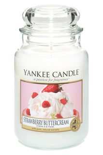 Свеча Клубника со сливками YANKEE CANDLE