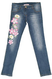 JEANS W/EMBROIDERY Miss Blumarine