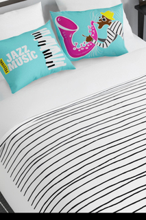 Постельное белье ЕВРО "Джаз" Сирень