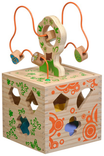 Логический кубик Игрушки из дерева