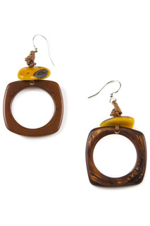 Серьги Tagua by Soraya Cedeno