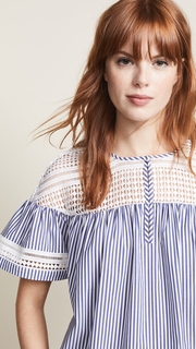 Scotch & Soda/Maison Scotch Short Sleeve Striped Blouse
