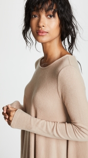 Three Dots Asymmetrical Tunic Sweater