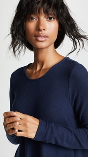 Three Dots Asymmetrical Tunic Sweater