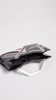 alice + olivia Tyler Stace Face Cutout Clutch