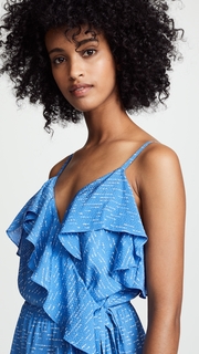 Derek Lam 10 Crosby Ruffled Wrap Dress