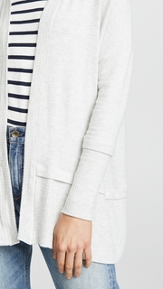 Three Dots Brushed Knit Cardigan