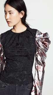 Marques Almeida Pleated Neck Top