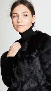 H Brand Alyssa Rabbit Fur Coat