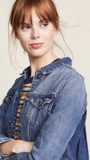 Scotch & Soda/Maison Scotch Ruffle Back Denim Jacket