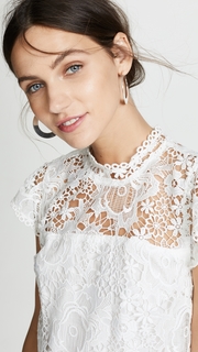 cupcakes and cashmere Floral Lace Dress