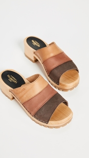 Swedish Hasbeens Mona Colorblock Sandals