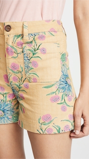 Madewell Monroe Shorts in Painted Blooms