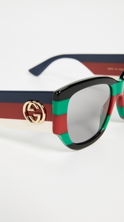 Gucci Sylvie Bold Cat Eye Sunglasses
