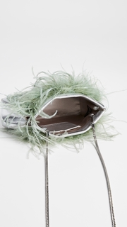 Loeffler Randall Maisie Feather Hinge Pouch