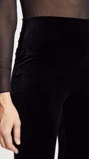 Norma Kamali Velvet Boot Pants