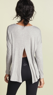 Beyond Yoga Draw The Line Tie Back Pullover