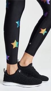 Terez Foil Printed Tall Band Leggings