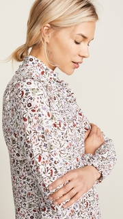 FRAME Smocked Shift Dress
