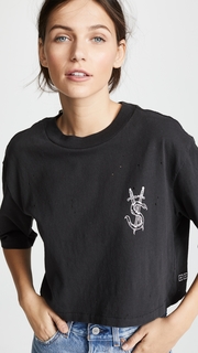 Ksubi Snake Dollar Cropped Tee