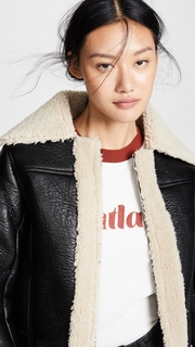 MOTHER The Boxy Zip Moto