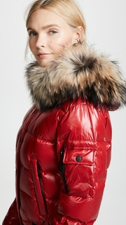 SAM. Skyler Short Down Jacket with Fur