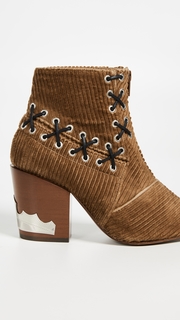 Toga Pulla Stitch Corduroy Bootie