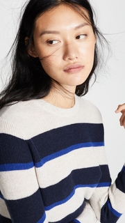 Autumn Cashmere Rugby Stripe Cashmere Sweater