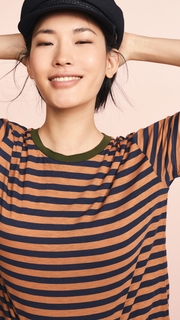 Velvet Peace Stripe Tee