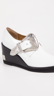 Toga Pulla Buckled Oxford Wedge